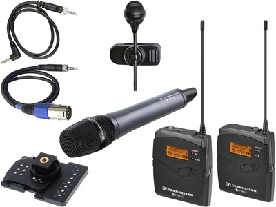 Noleggio microfoni radio, microfoni lavalier, clip audio, mixer