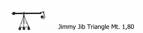 Affitto Rental Jimmy Jib triangle