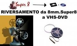 Riversamento Video Professionale: VHS, Super 8, 8mm, 16mm, Video2000,  Betamax